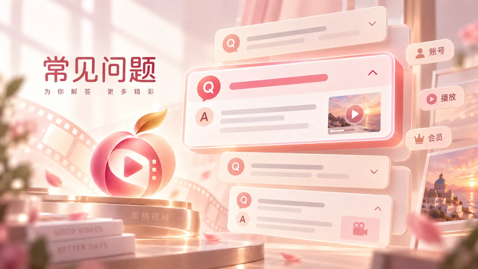 常见问题与内容帮助视觉