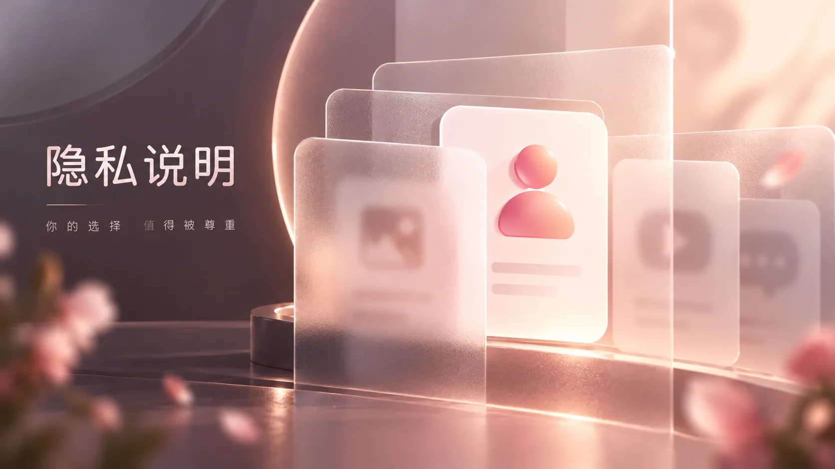 隐私与网页访问说明视觉